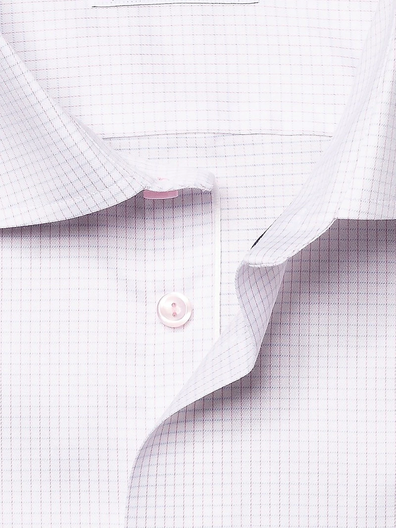 Grid Check Classic-Fit Dress Shirt