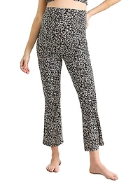 the Ultimate Maternity Over Bump Crop Flare Legging