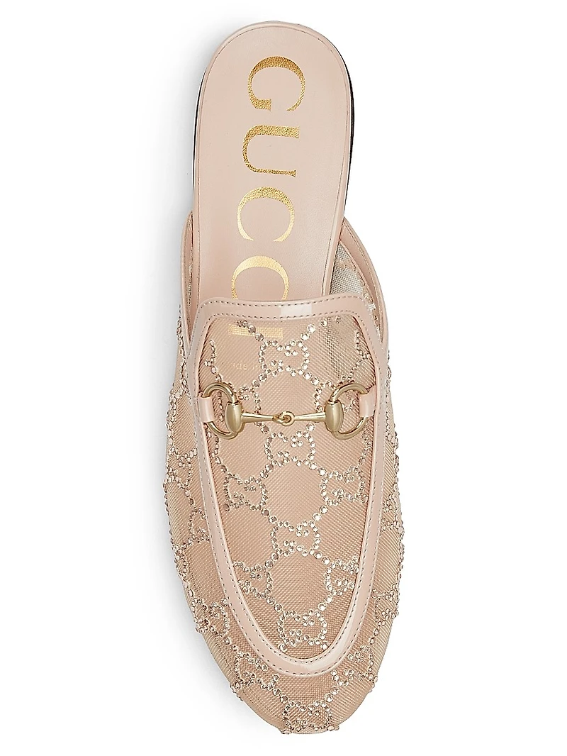 Embellished Logo Mules