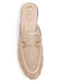 Embellished Logo Mules