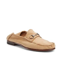 Gigi Horsebit Leather Loafers