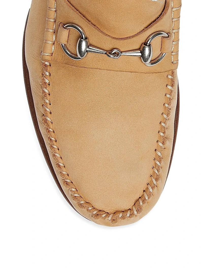 Gigi Horsebit Leather Loafers