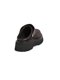 Suede Lug Sole Mules