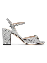 Lady Horsebit Metallic Sandals