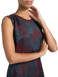 Delavina Jacquard Sheath Dress