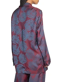 Blink Jacqaurd Double-Breasted Blazer