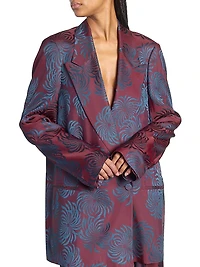 Blink Jacqaurd Double-Breasted Blazer