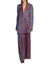 Blink Jacqaurd Double-Breasted Blazer