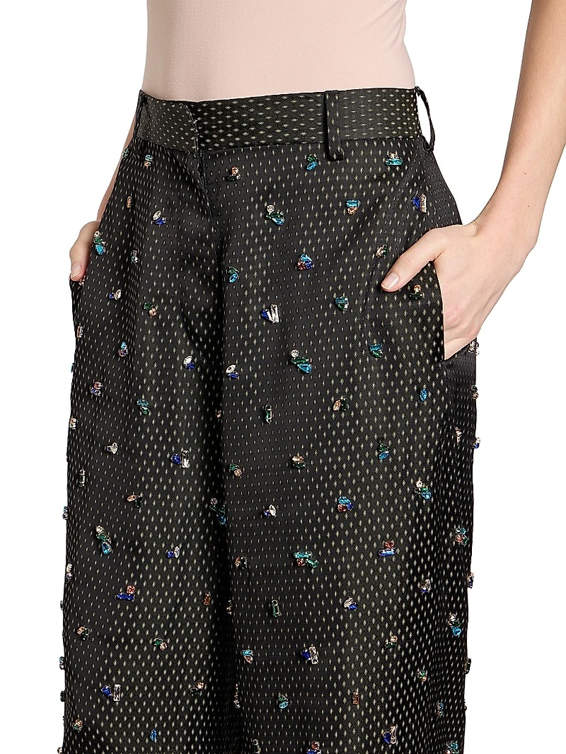 Penn Embelleshed Strass Pants