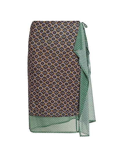 Homili Scarf Draped Skirt