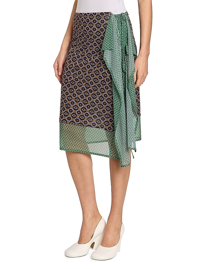 Homili Scarf Draped Skirt