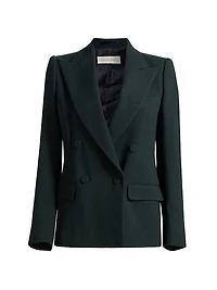 Wool Double-Breasted Blazer