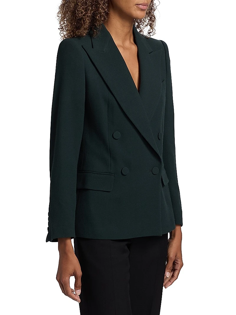 Wool Double-Breasted Blazer
