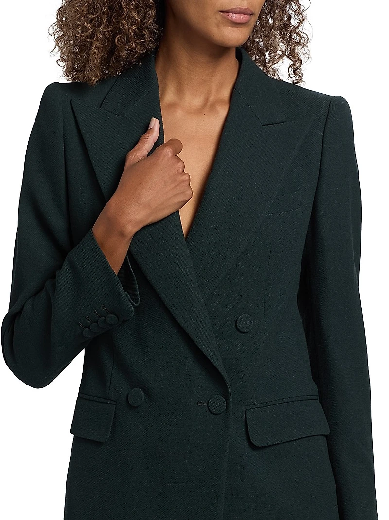 Wool Double-Breasted Blazer