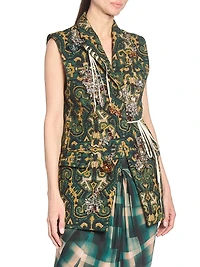 Bimbila Embellished Jacquard Blazer