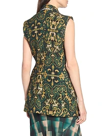 Bimbila Embellished Jacquard Blazer