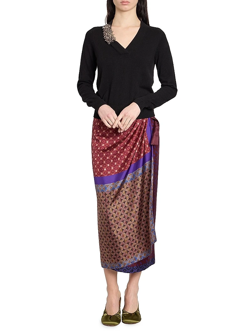 Tinker Embellished-Trim Cashmere Sweater