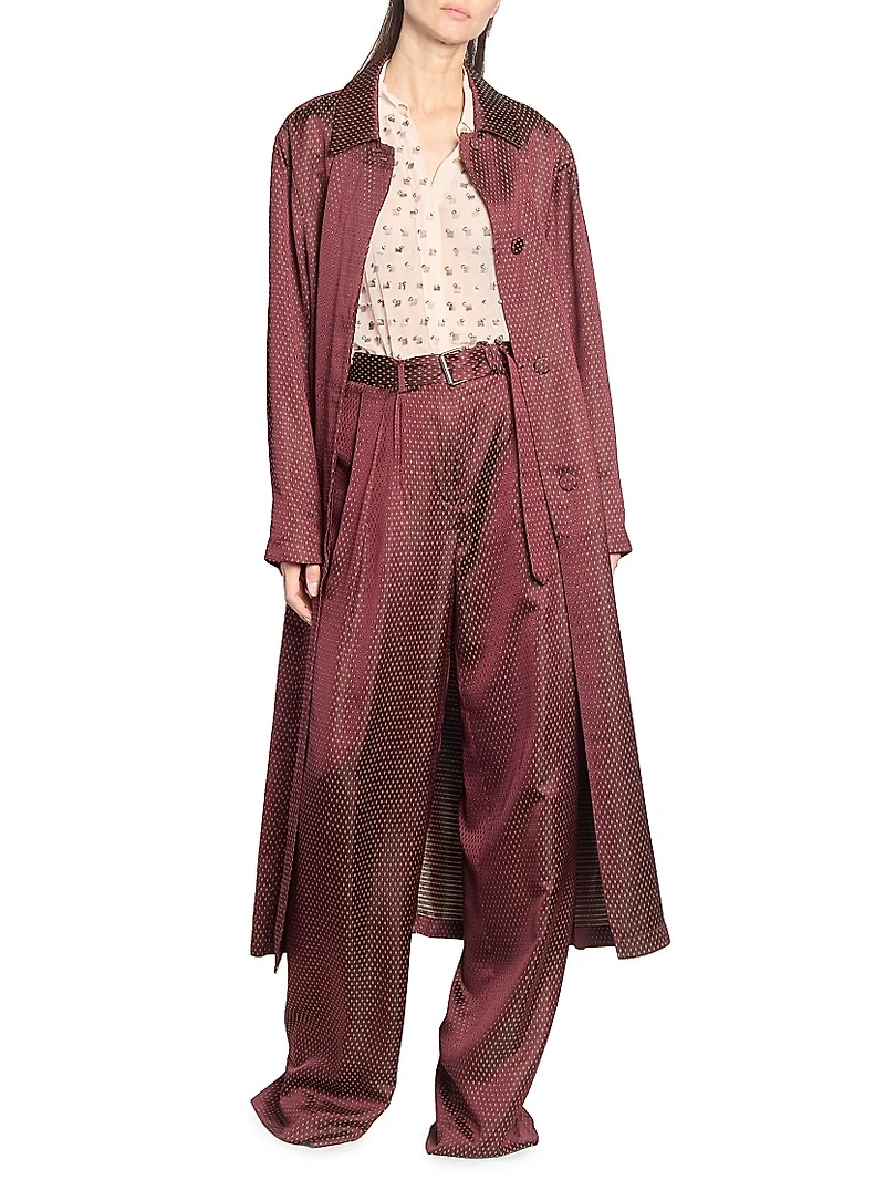 Raltonas Polka Dot Longline Coat