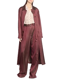 Raltonas Polka Dot Longline Coat