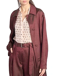 Raltonas Polka Dot Longline Coat
