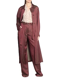 Raltonas Polka Dot Longline Coat