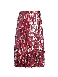 Sprity Paillette Flounce Skirt
