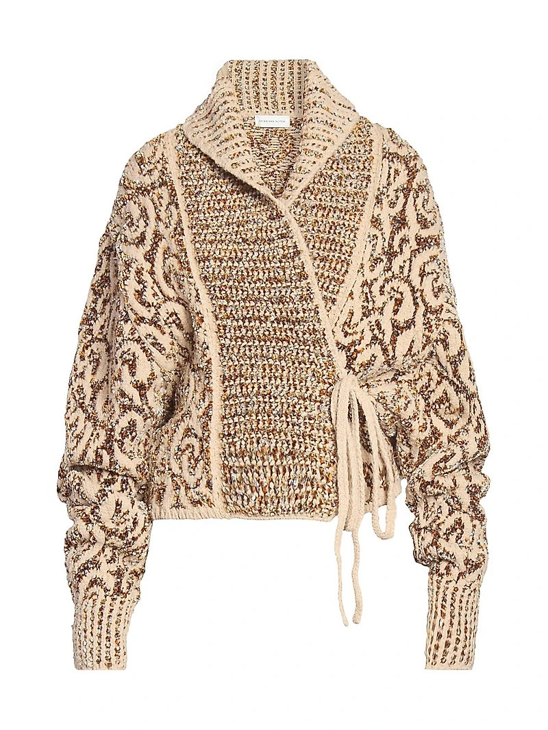 Tekla Embellished Wool-Blend Sweater