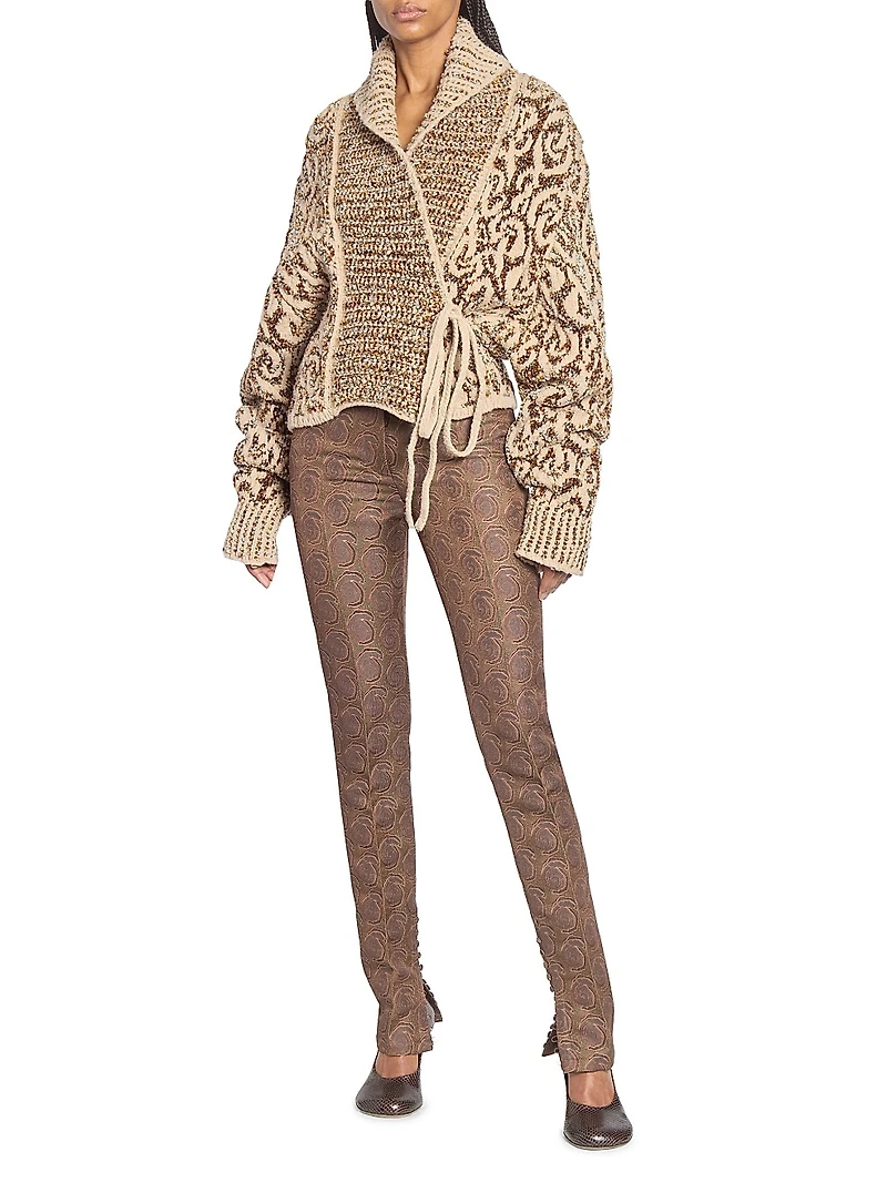 Tekla Embellished Wool-Blend Sweater