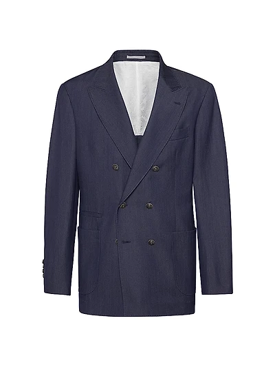 One and A Half Breasted Deconstructed Blazer