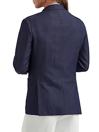 One and A Half Breasted Deconstructed Blazer