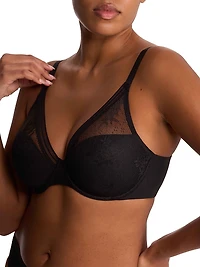 Love Lace Full Coverage Plunge T-Shirt Bra