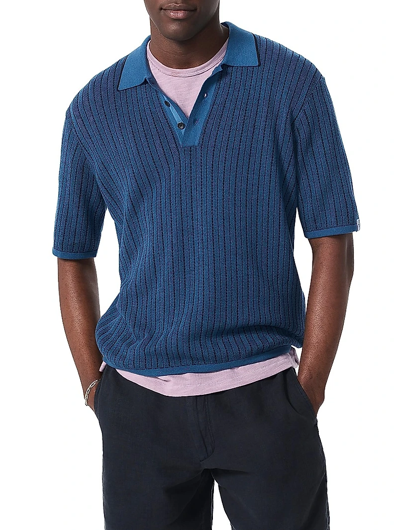 Harvey Garment-Dyed Polo Shirt