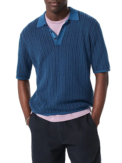 Harvey Garment-Dyed Polo Shirt