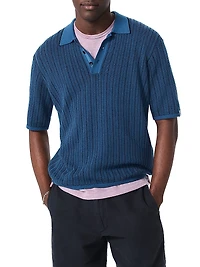 Harvey Garment-Dyed Polo Shirt