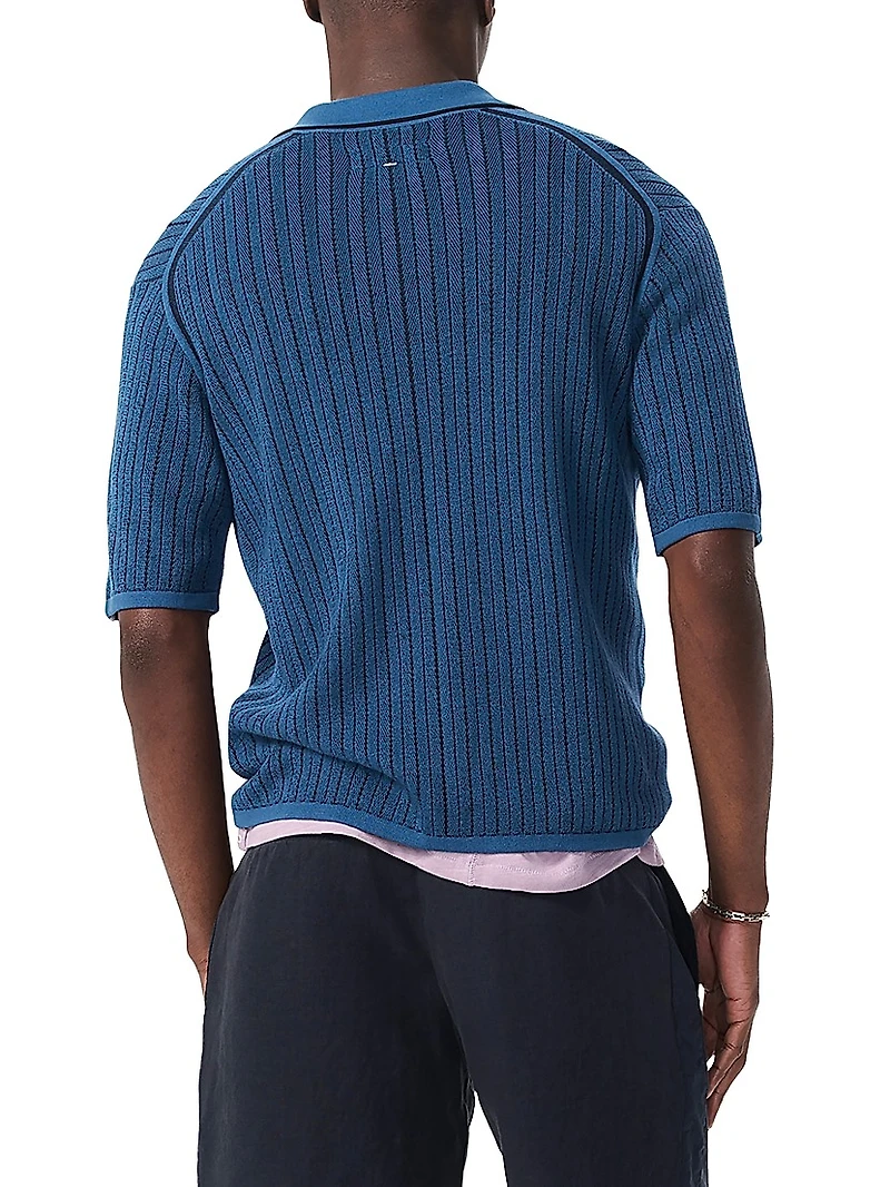 Harvey Garment-Dyed Polo Shirt