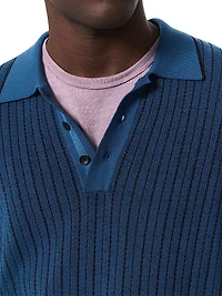 Harvey Garment-Dyed Polo Shirt