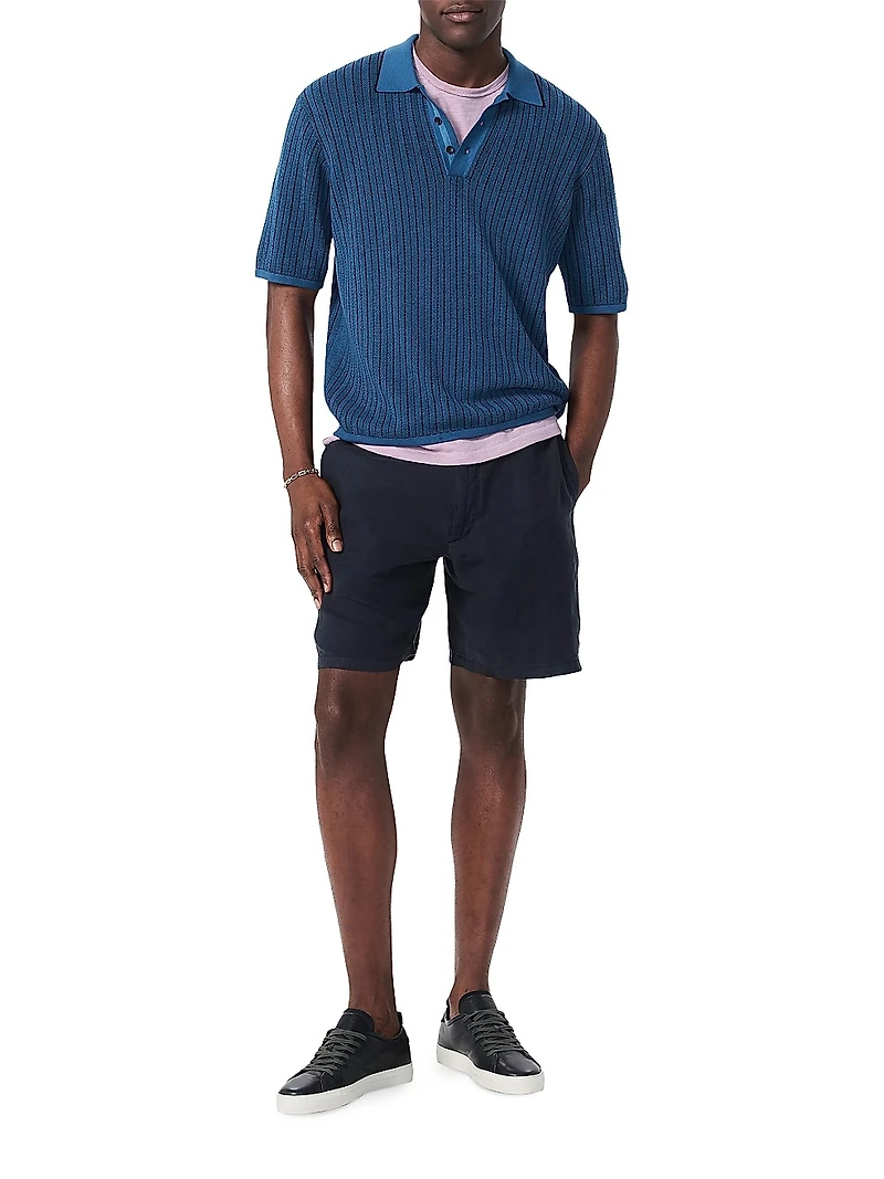 Harvey Garment-Dyed Polo Shirt
