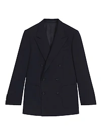 Beckham x Boss Double-Breasted Blazer in Stretch Wool