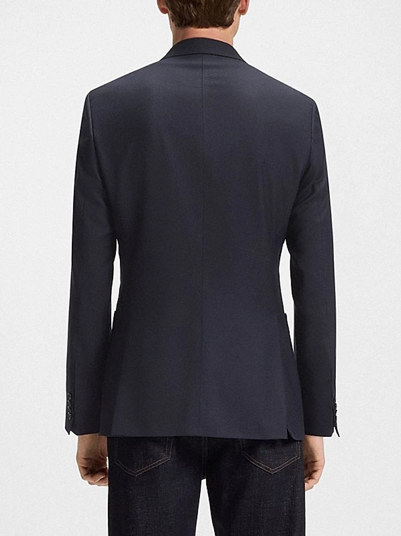 Beckham x Boss Double-Breasted Blazer in Stretch Wool