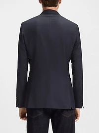 Beckham x Boss Double-Breasted Blazer in Stretch Wool