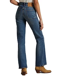 High-Rise Straight-Leg Jeans