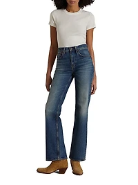 High-Rise Straight-Leg Jeans
