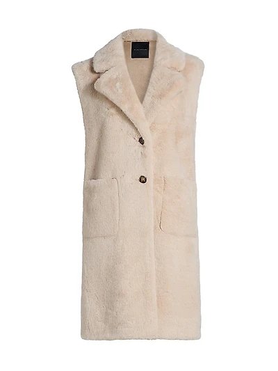 Fallon Faux-Fur Longline Vest