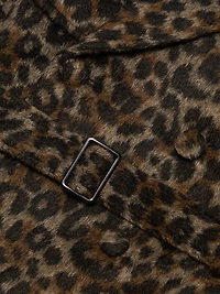 Courtney Leopard-Print Belted Coat