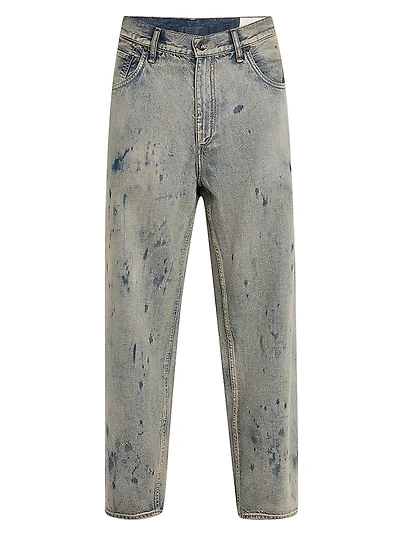 Baggy Acid-Wash Jeans