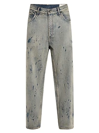 Baggy Acid-Wash Jeans