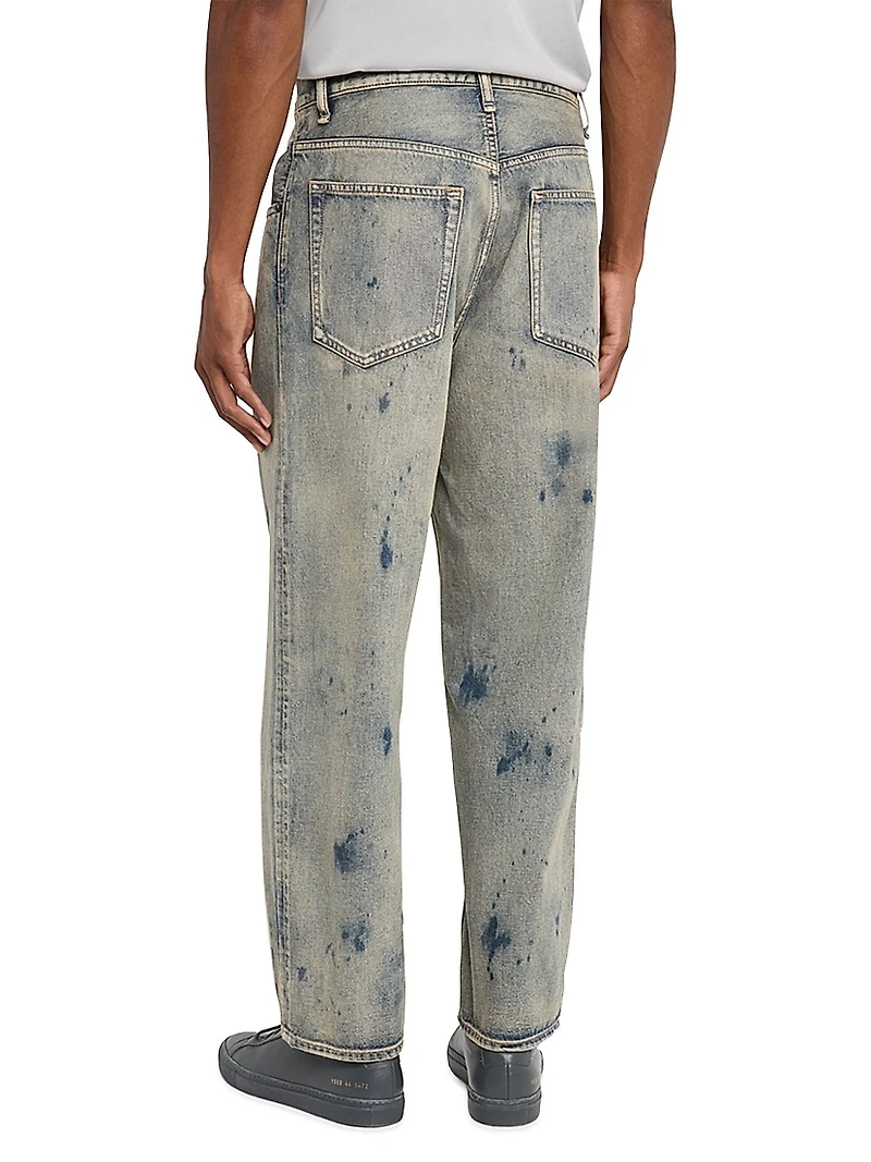 Baggy Acid-Wash Jeans