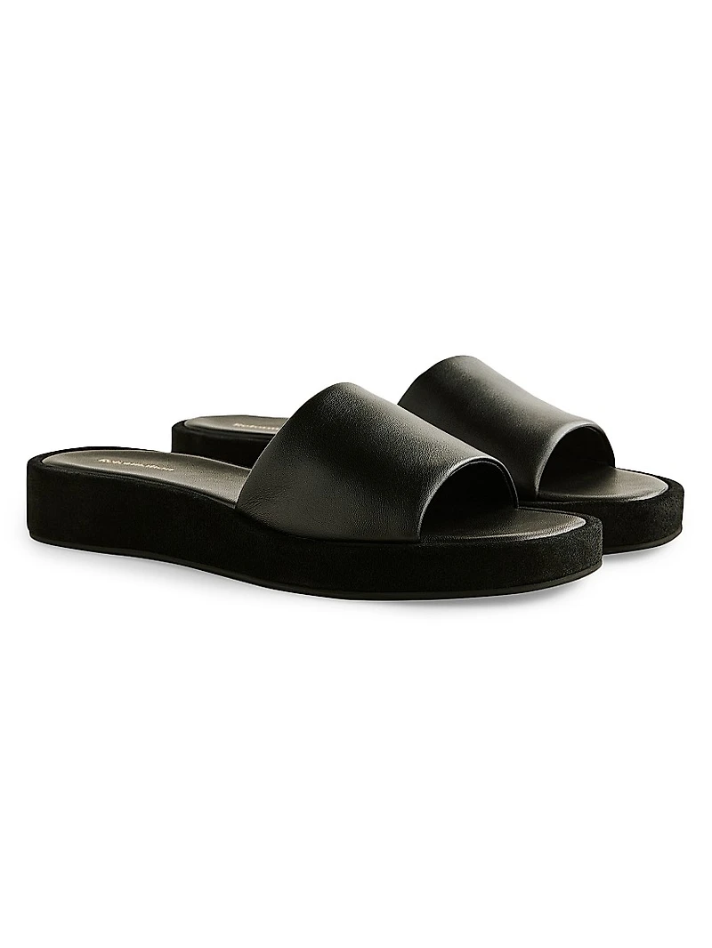 Esme 35MM Leather Platform Sandals