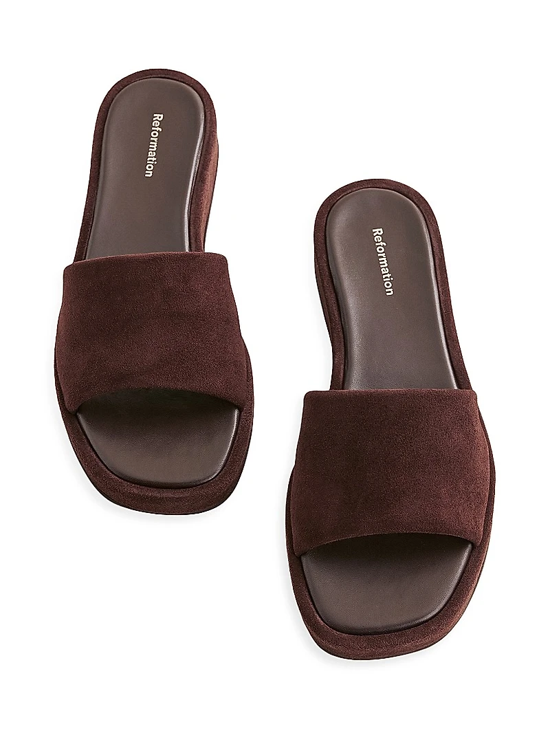 Esme 35MM Suede Platform Sandals