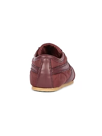 Nylon Leather-Trimmed Sneakers